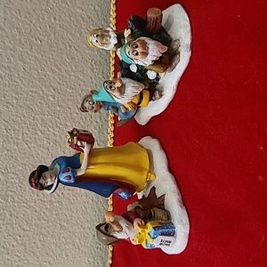 Disney Snow White Christmas Figurines